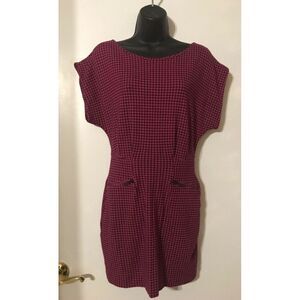 French Connection Mini Dress Houndstooth Print 4